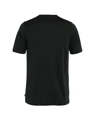 FJÄLLRÄVEN | T-shirt de sport homme Abisko Wool | schwarz